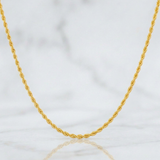 Rope Chain 6.65g / 24 in / 2.6mm Yellow Gold 18K