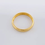 Anillo Argolla Lisa Media Caña 1.15g / T6 1/2 Oro Amarillo 18K