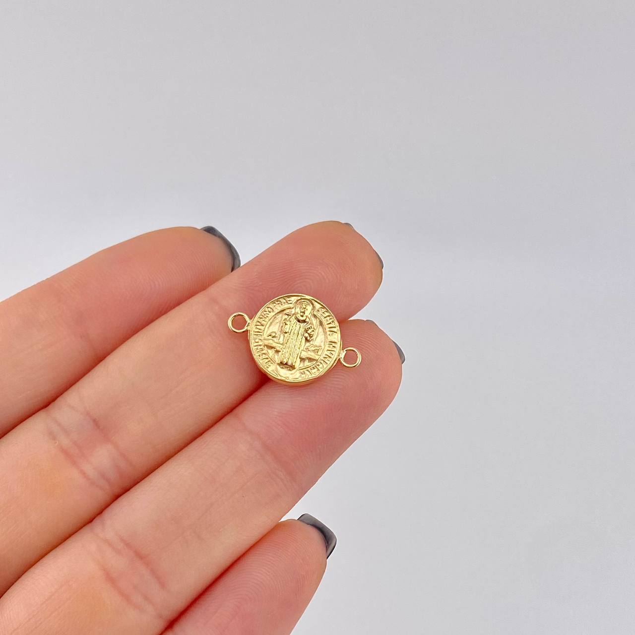 Herraje San Benito 0.5 g / 3/4 in Oro Amarillo 18K
