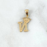 Pendant Letter N Crown 1.75gr / 2.7cm / 18K Gold *