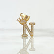 Pendant Letter N Crown 1.75gr / 2.7cm / 18K Gold *