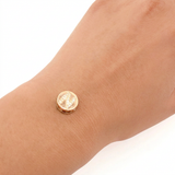 Letter N Charm Pendant 1.5gr / 1/2 in / Yellow Gold 18K *