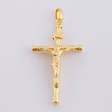 Dije Cruz Entorchada 0.95 g / 1 1/4 in Oro Amarillo 18K