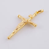 Dije Cruz Entorchada 0.85 g / 1 1/4 in Oro Amarillo 18K
