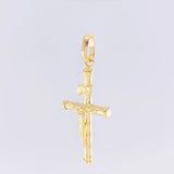 Dije Cruz Entorchada 0.85 g / 1 1/4 in Oro Amarillo 18K