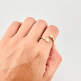 Anillo Tu Y Yo 1.2 g / T9 Tres Oros 18K