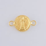 Herraje San Benito 0.5 g / 3/4 in Oro Amarillo 18K