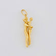 Pendant Couple 4.6g / 1 1/4 in 18K Yellow Gold