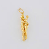 Pendant Couple 4.45g / 1 1/4 in Yellow Gold 18K