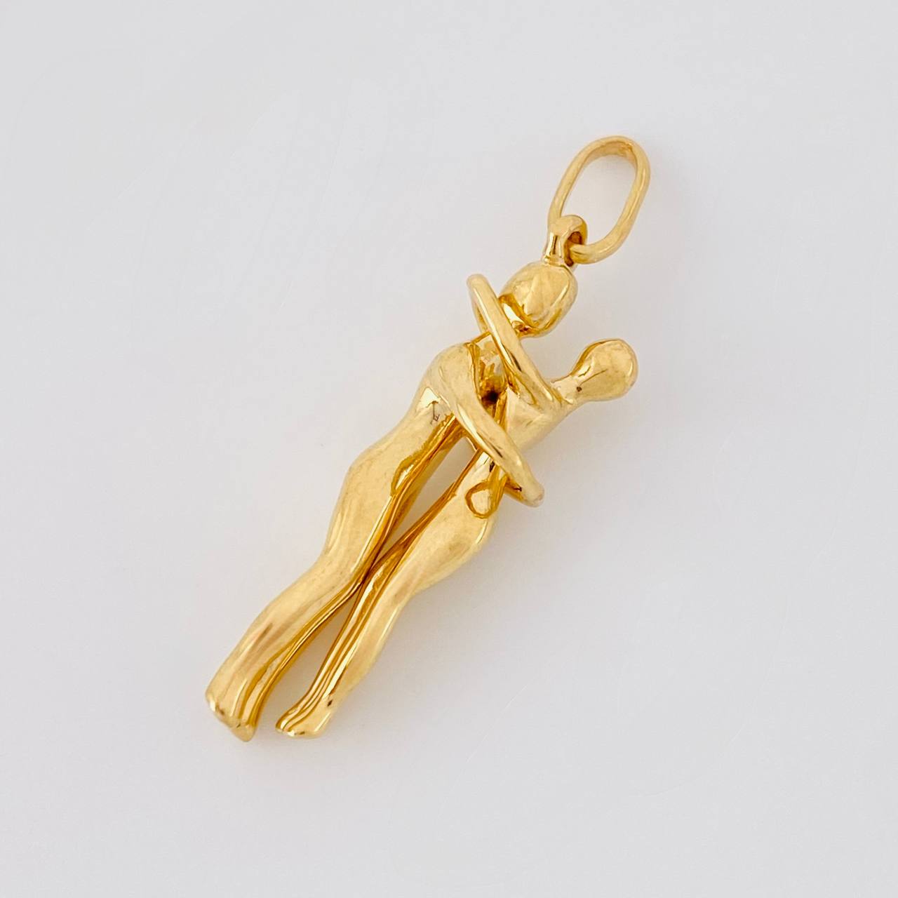 Pendant Couple 4.6g / 1 1/4 in 18K Yellow Gold