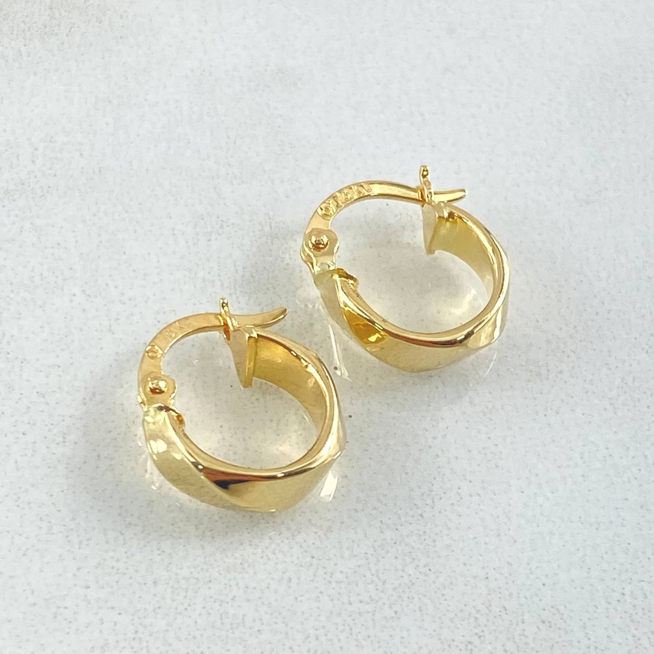 Candongas Susi 1.1g / 1.3cm Oro Amarillo 18K