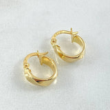 Candongas Susi 1.1g / 1.3cm Oro Amarillo 18K