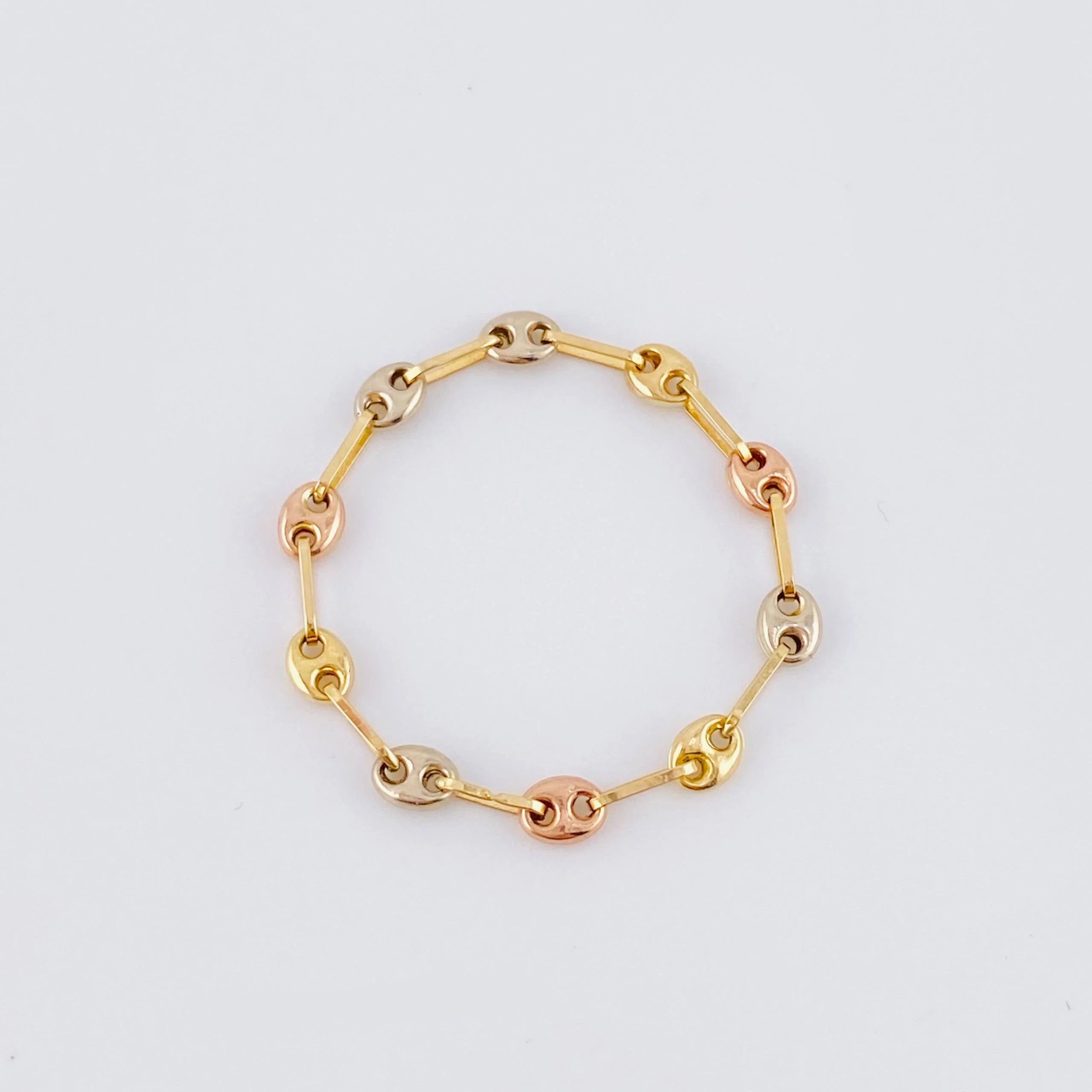 Anillo Gc 0.65 g / T10 1/4 - 10 Tres Oros 18K