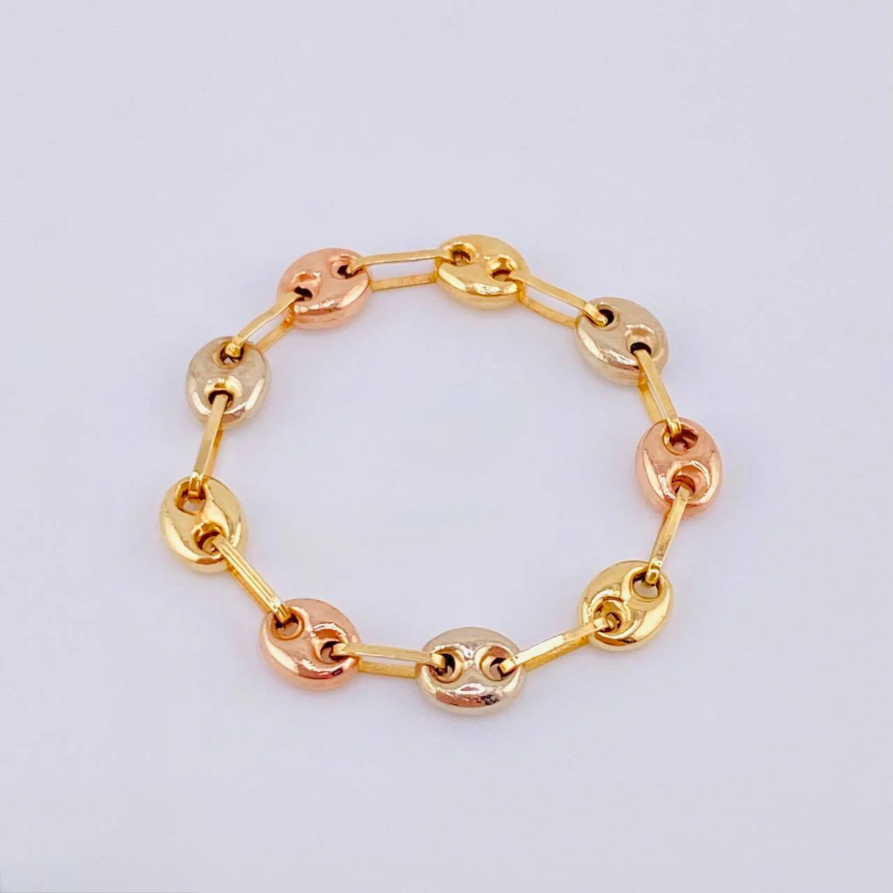 Ring Gc 0.95 g / T11 3/4 - 11 1/2 Three Golds 18K