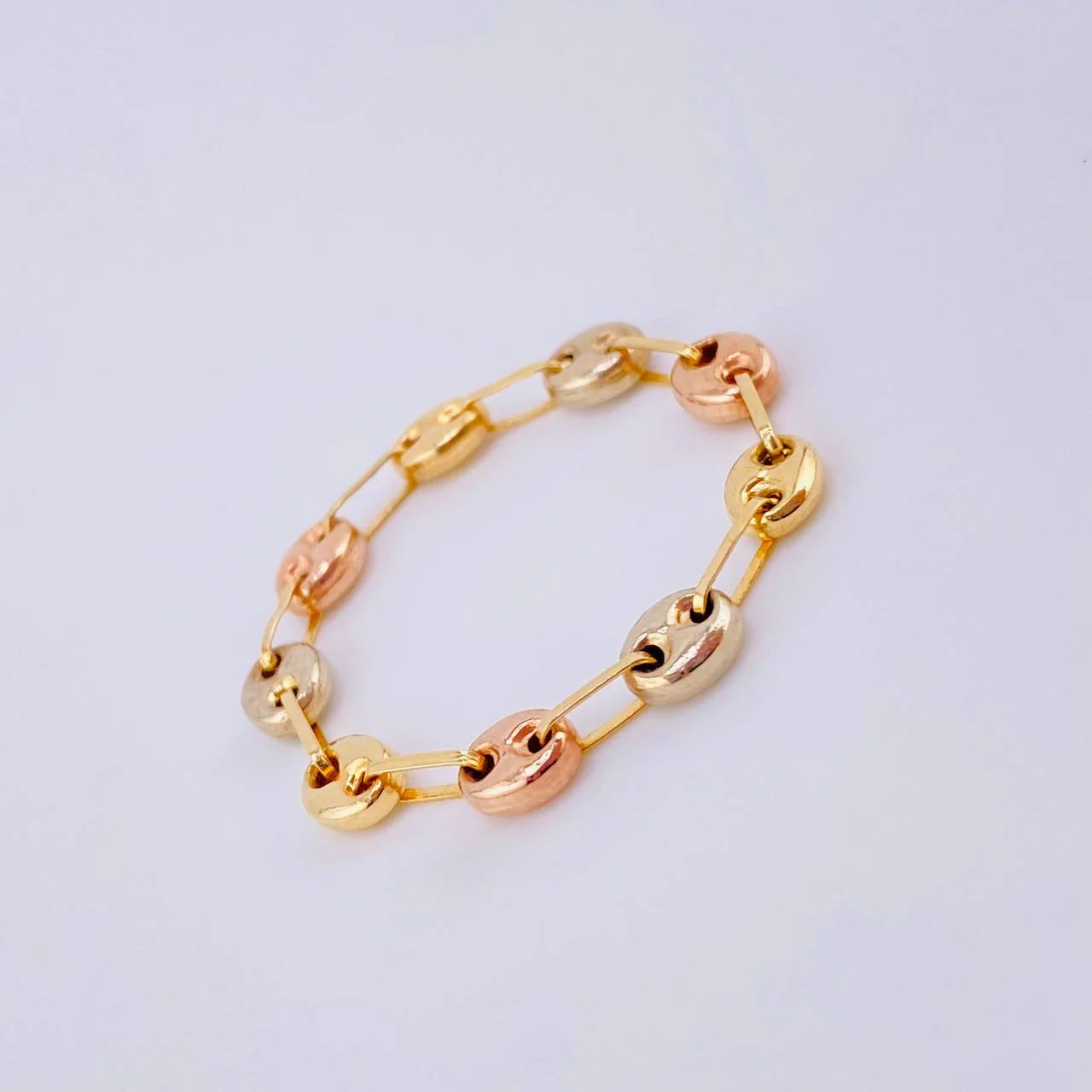 Ring Gc 0.95 g / T11 3/4 - 11 1/2 Three Golds 18K
