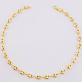 Tobillera Gc 3.55 g / 9 3/4 in / 5 mm Oro Amarillo 18K