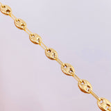 Tobillera Gc 3.5 g / 9 3/4 in / 5 mm Oro Amarillo 18K