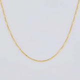Cadena Veneciana 0.85 g / 17 3/4 in / 0.5 mm Oro Amarillo 18K