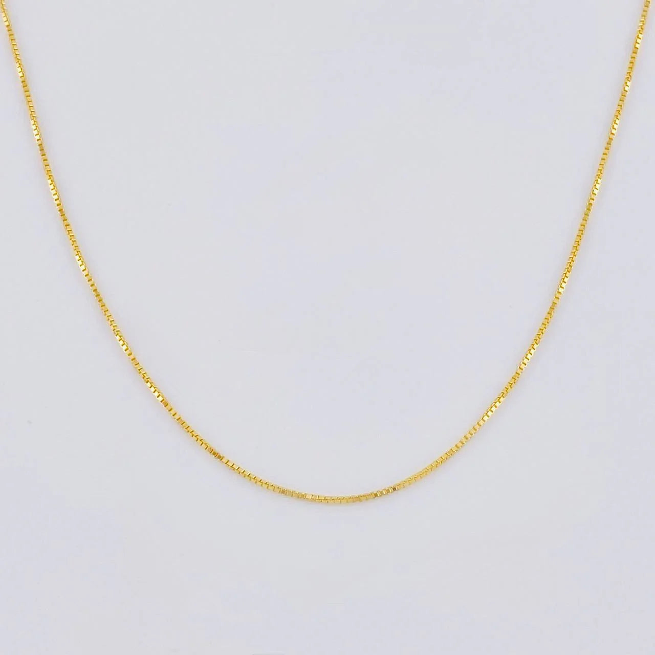 Venetian Chain 0.8 g / 17 3/4 in / 0.5 mm Yellow Gold 18K