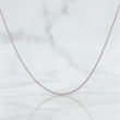 Venetian Chain 1.2g / 16 in / 0.6mm 18K White Gold
