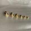Bead Polished 7mm / 0.25gr Yellow Gold