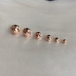 Bola Diamantada 7mm Oro Rosa