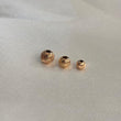 Bead Moon 4mm / 0.14gr Diamond Cut Rose Gold