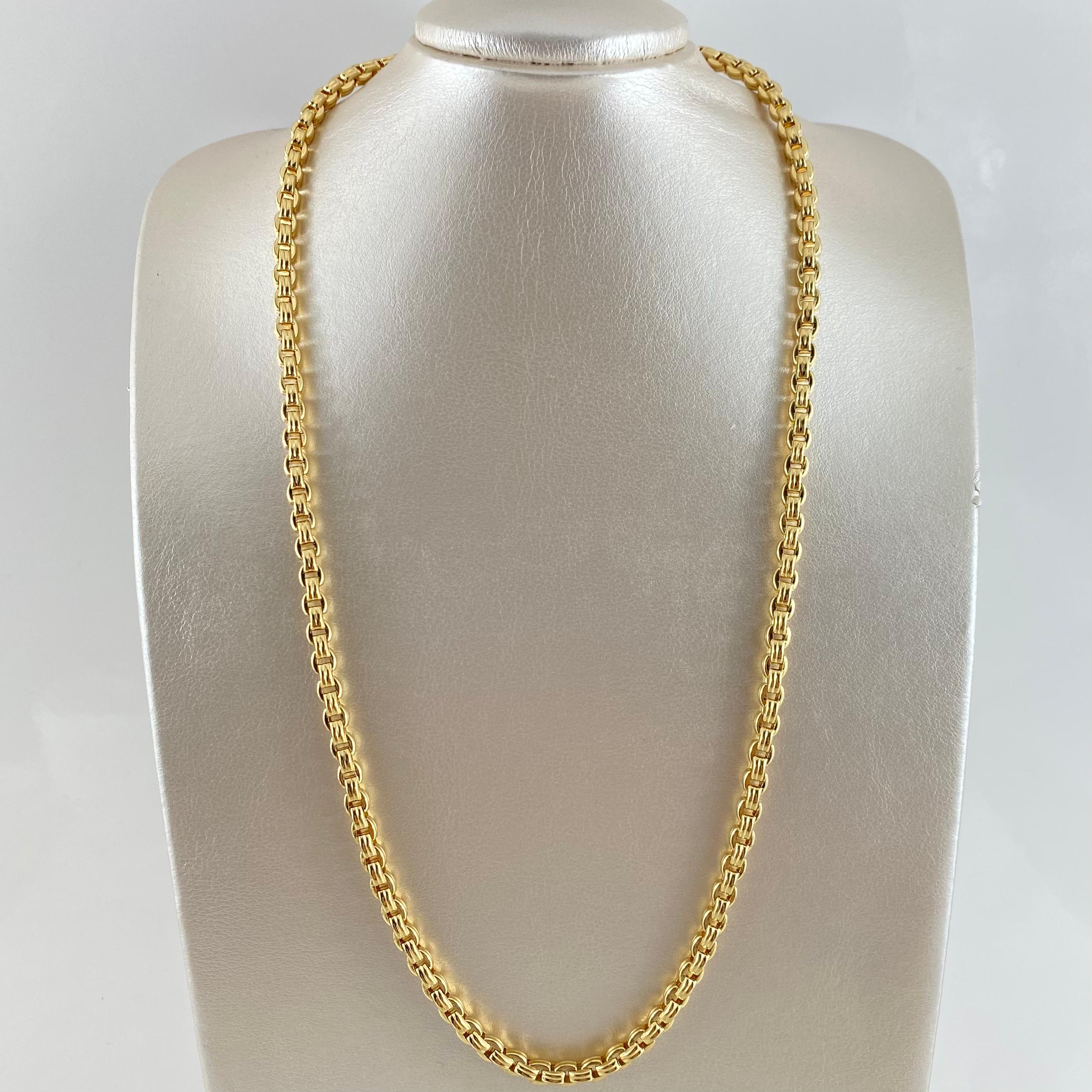 Custom Made Solid Venetian Chain 80gr / Yellow Gold *