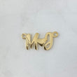 Custom Made to Order Charm Personalized Letters 4gr / Yellow Gold *