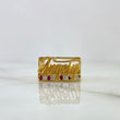 Custom Made to Order Ring Name 3D Customized Large 8gr / Yellow Gold *
