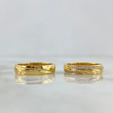 Fabricacion Bajo Pedido Anillos Argollas Matrimonio Finas Curvas 12gr / Oro Amarillo *