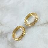 Fabricacion Bajo Pedido Anillos Argollas Matrimonio Finas Curvas 12gr / Oro Amarillo *