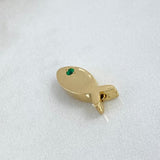 Custom Made to Order Charm Jesus Fish Drum 4gr / Yellow Gold *