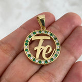 Custom Made to Order Pendant Personalized Hoop Earring 6.5gr / Yellow Gold *