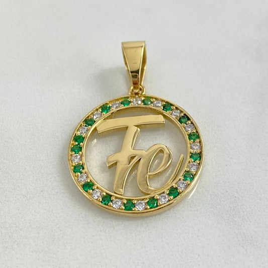 Custom Made to Order Pendant Personalized Hoop Earring 6.5gr / Yellow Gold *