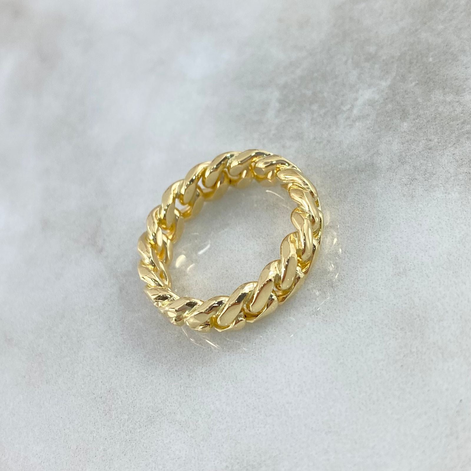 Custom Made to Order Solid Cuban Ring 8gr / Yellow Gold