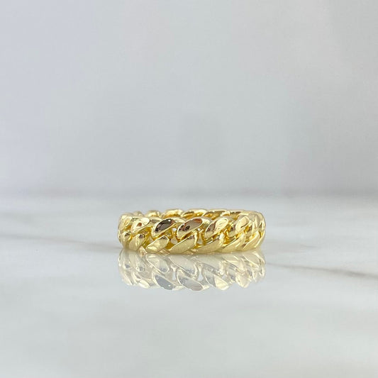 Custom Made to Order Solid Cuban Ring 8gr / Yellow Gold