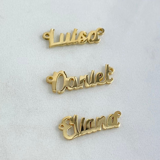 Custom Made to Order Charms Name Small Each 2gr / Yellow Gold