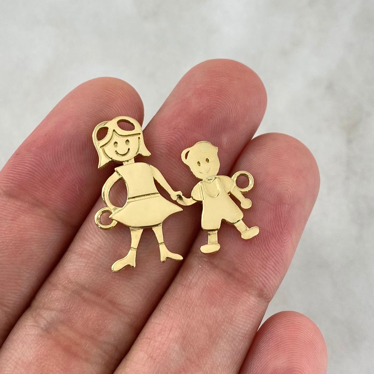 Charm Family by Custom Made to Order 4.0gr Yellow Gold
