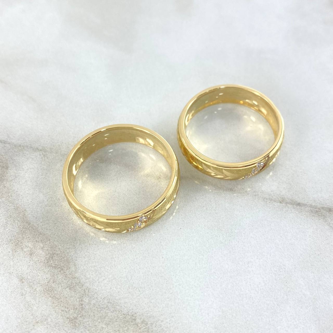 Fabricacion Bajo Pedido Argollas Matrimonio 10gr / Circones Oro Amarillo