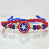 Blue Superhero Star Bracelet 4 Units 18K Gold (A.C)