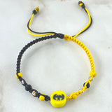 Yellow Bat Superhero Bracelet 4 Units 18K Gold (A.C)