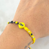 Yellow Bat Superhero Bracelet 4 Units 18K Gold (A.C)