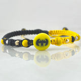 Yellow Bat Superhero Bracelet 4 Units 18K Gold (A.C)