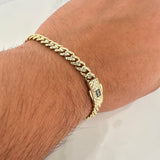 Cuban Links Bracelet Infinity 9.45gr / 8in / 18K Gold +4!