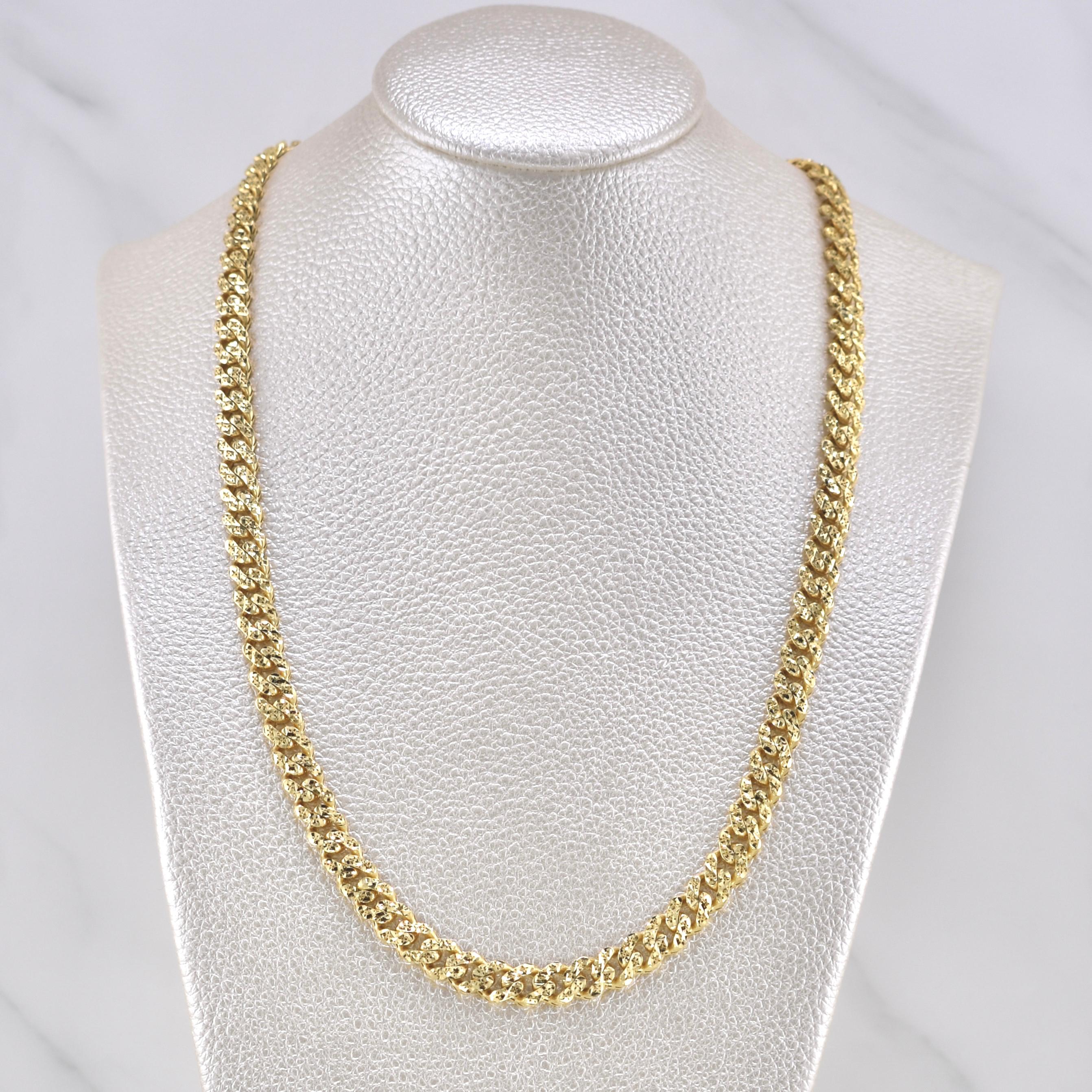 Cuban Links Monaco 23.75gr / 23.5in / 18K Gold +4 !