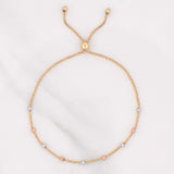 Pulso Franco Gradual 2.4gr / 9 3/4 in / 2.4mm Tres Oros +4 18K !