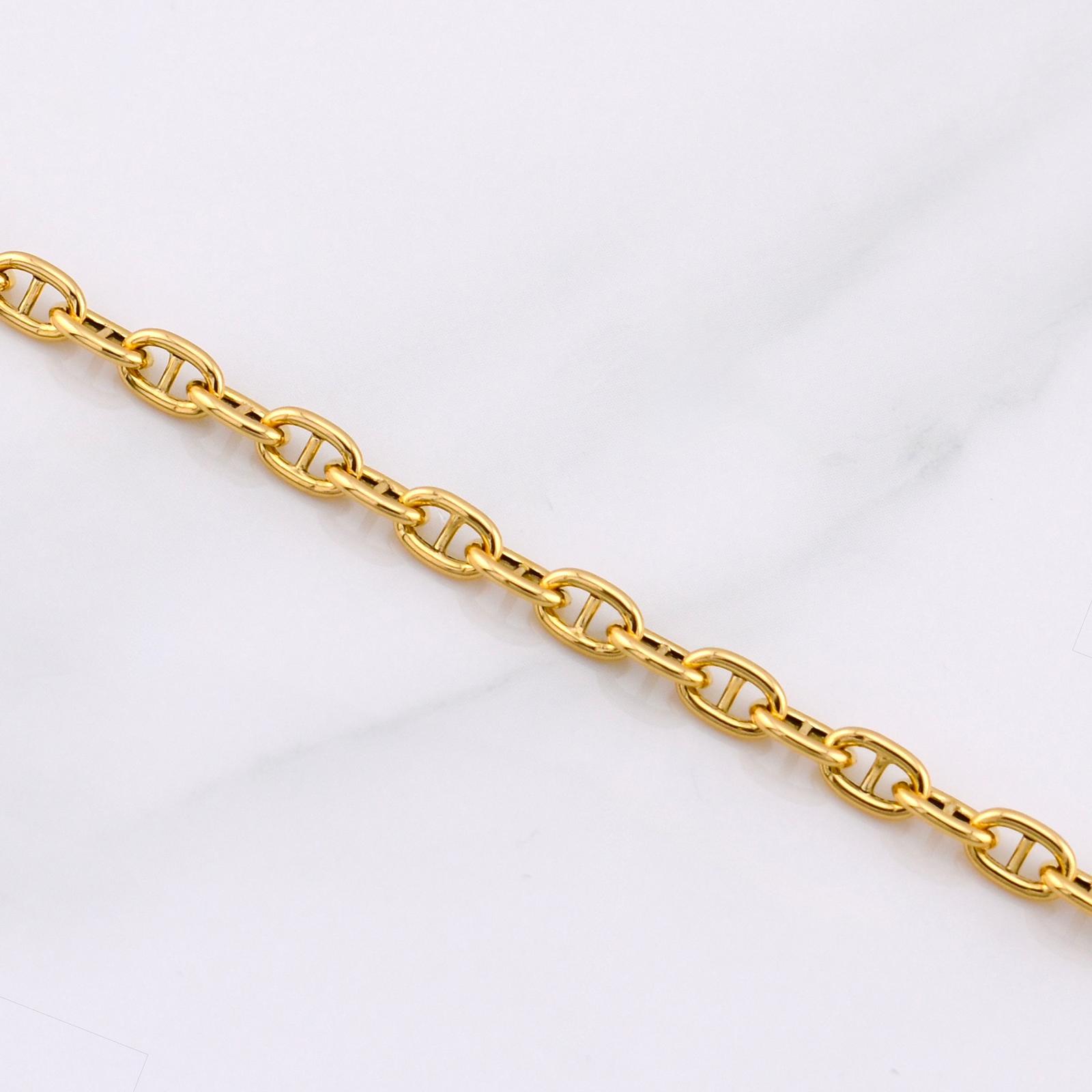 Cadena Marinera 11.4gr / 23 1/2 in / Oro Amarillo +3 18K !