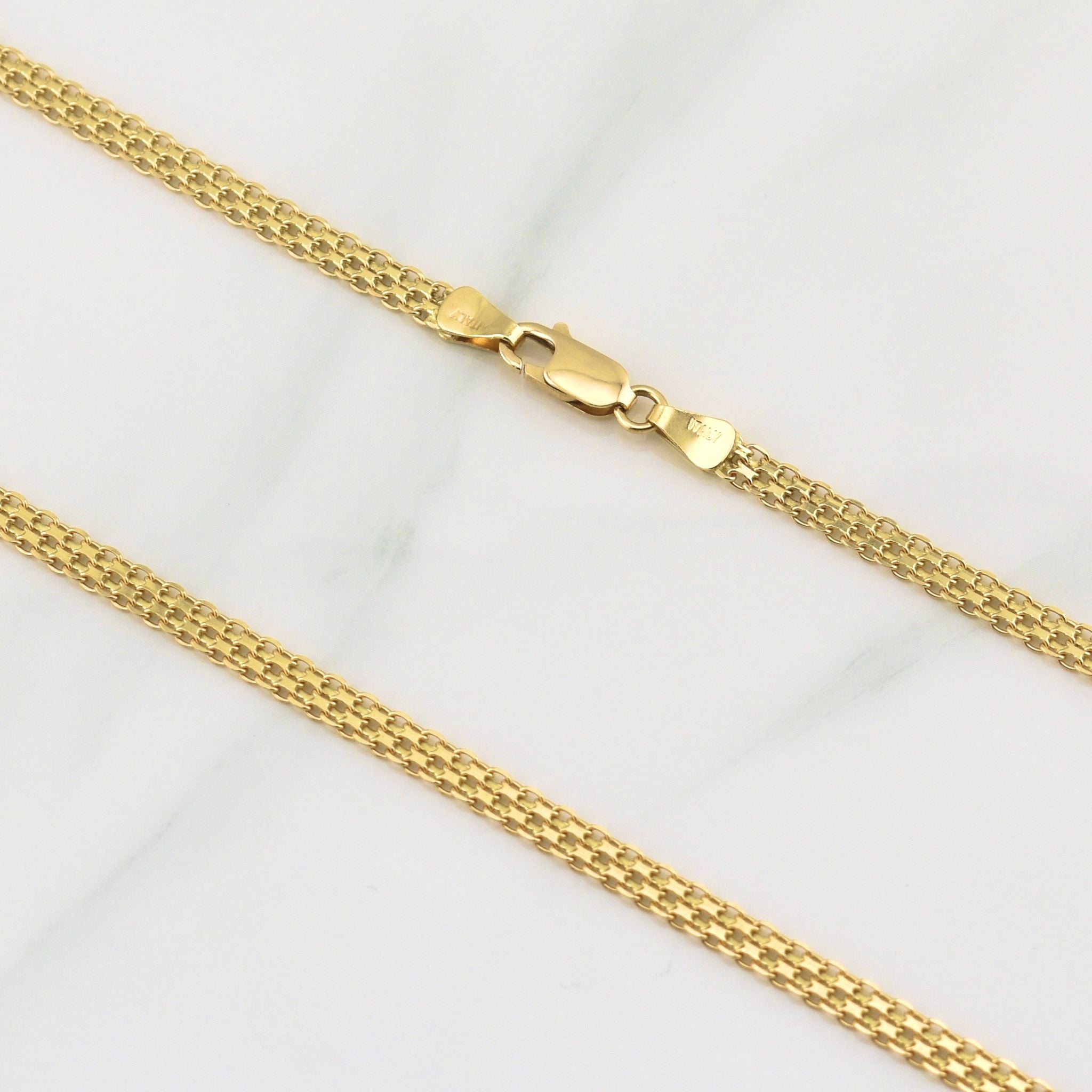Cadena China 13.2gr / 23 3/4 in / Oro Amarillo +1 18K !