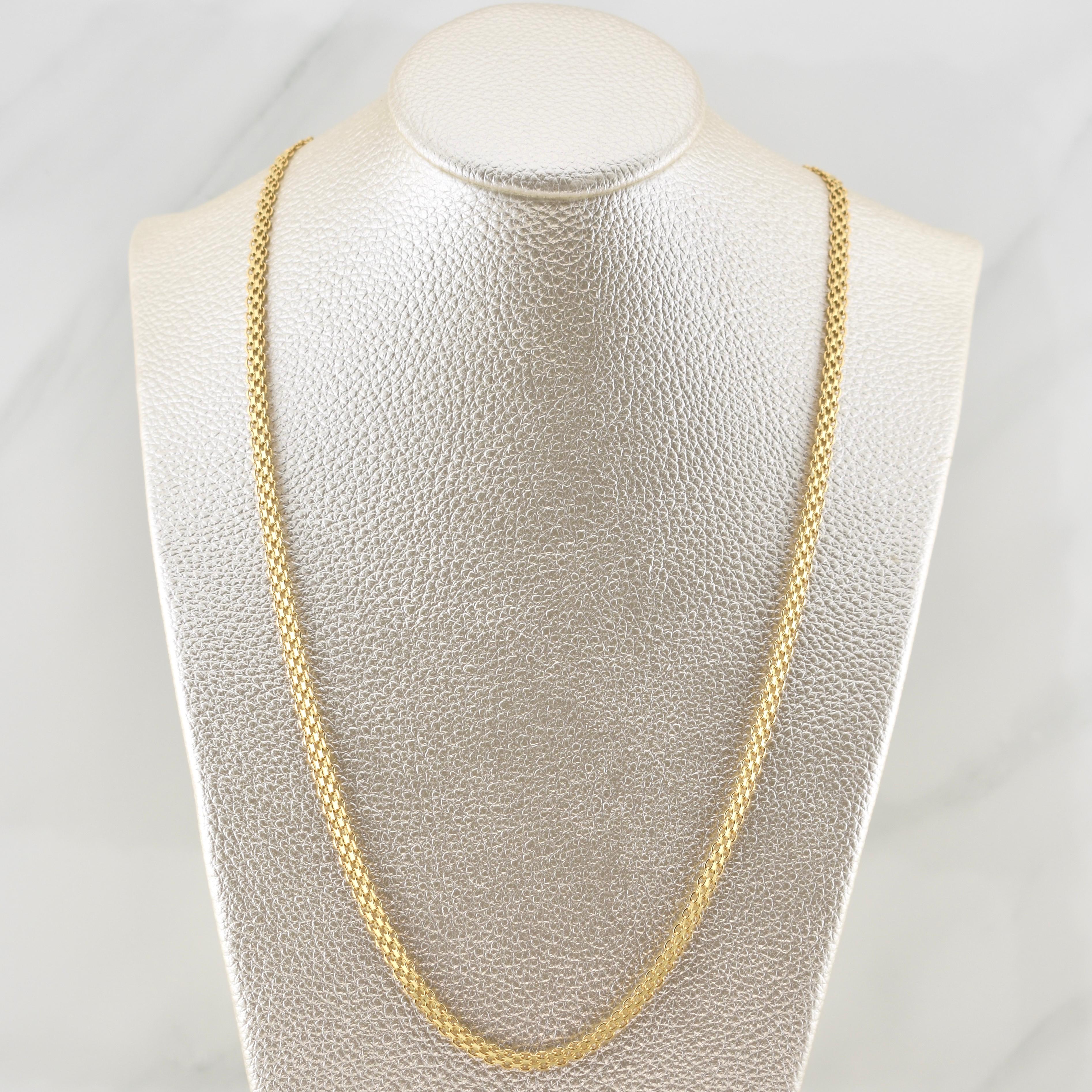 Cadena China 13.15gr / 23 3/4 in / Oro Amarillo +1 18K !